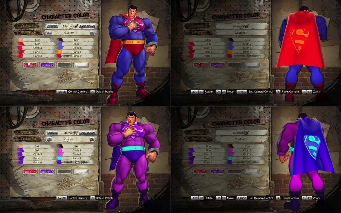 Sagat as Superman for sfxt