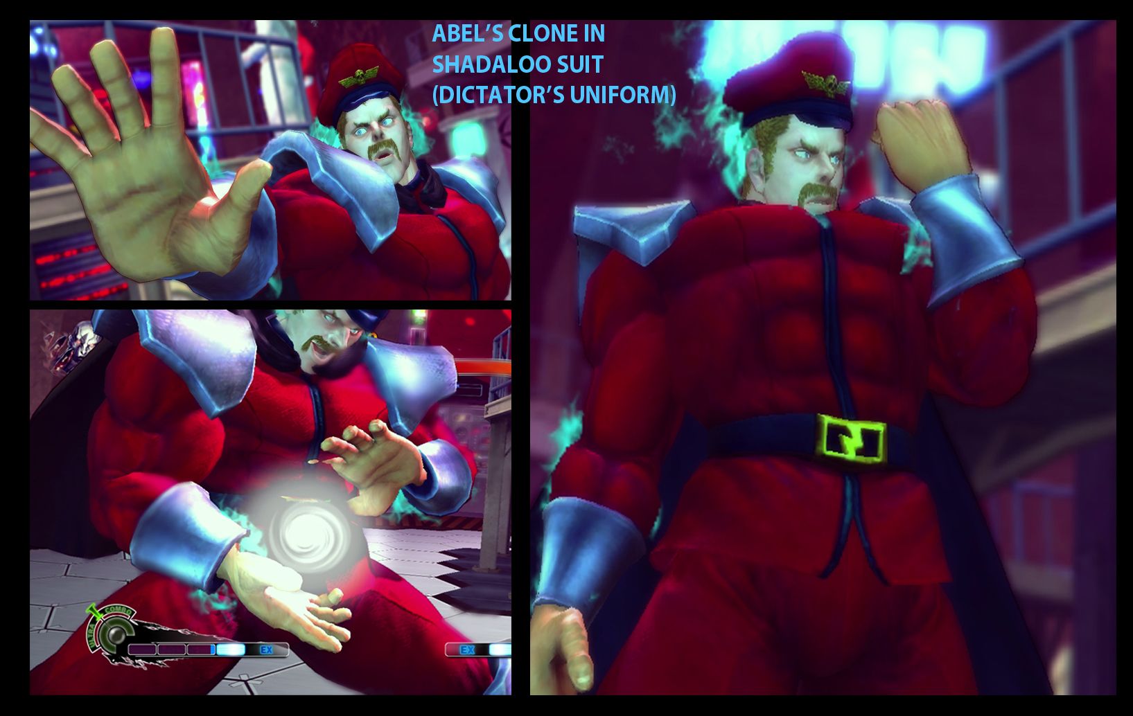 Abel's Clone Shadaloo Suit