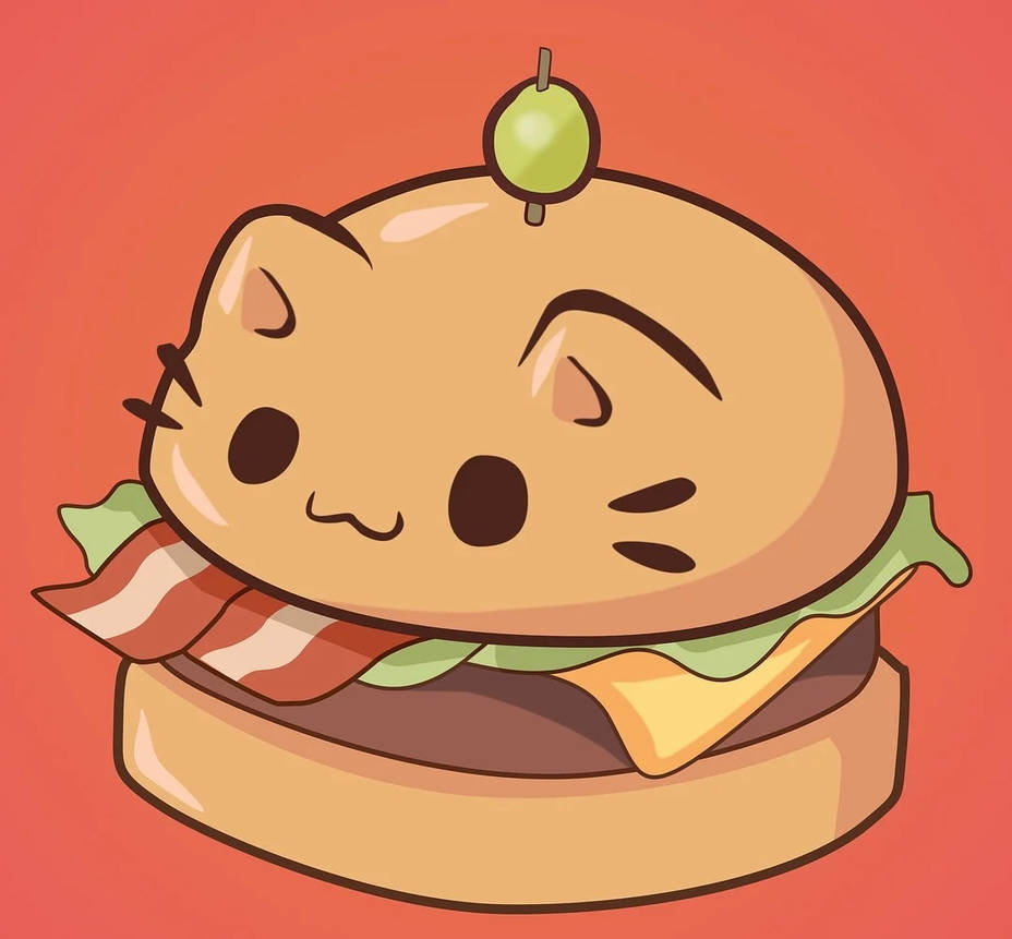 Burger Cat By 23jellycat On Deviantart