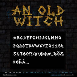 MB An Old Witch | Scratched Font