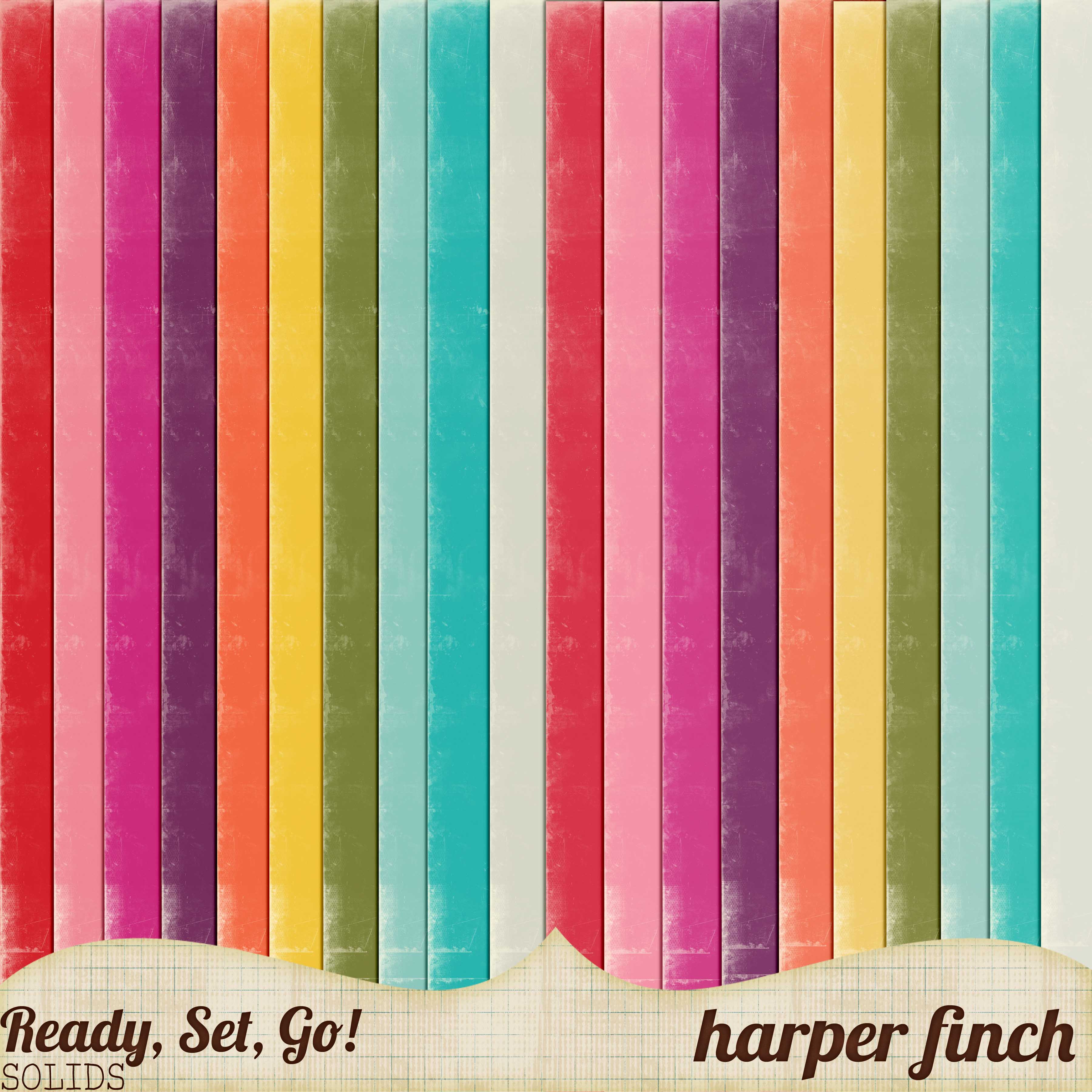 Ready, Set, Go! Series, Solid Color Papers