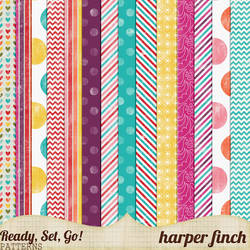 Ready, Set, Go! Series, Patterned Papers