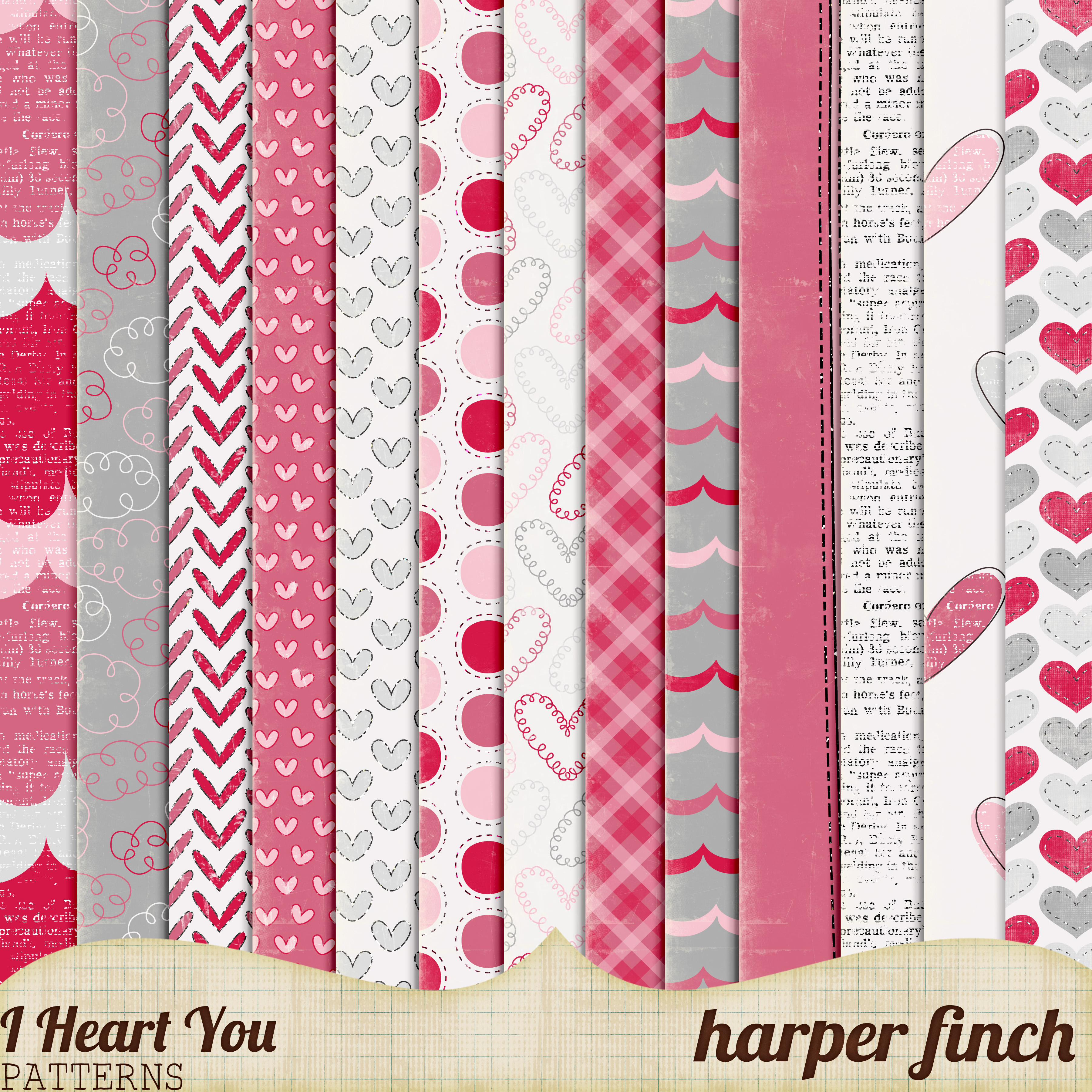 I Heart You, Patterns