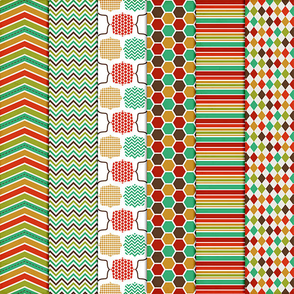 Fab Fall Mini Kit Patterns by harperfinch on DeviantArt