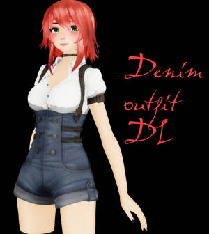 MMD Denim outfit DL
