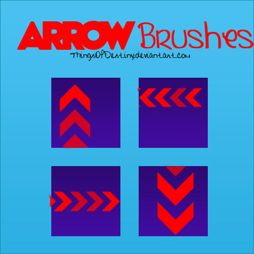 Arrow brushes by ThingsOfDestiny on DeviantArt