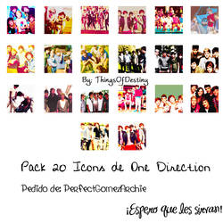 Pack 20 Icons de One Direction