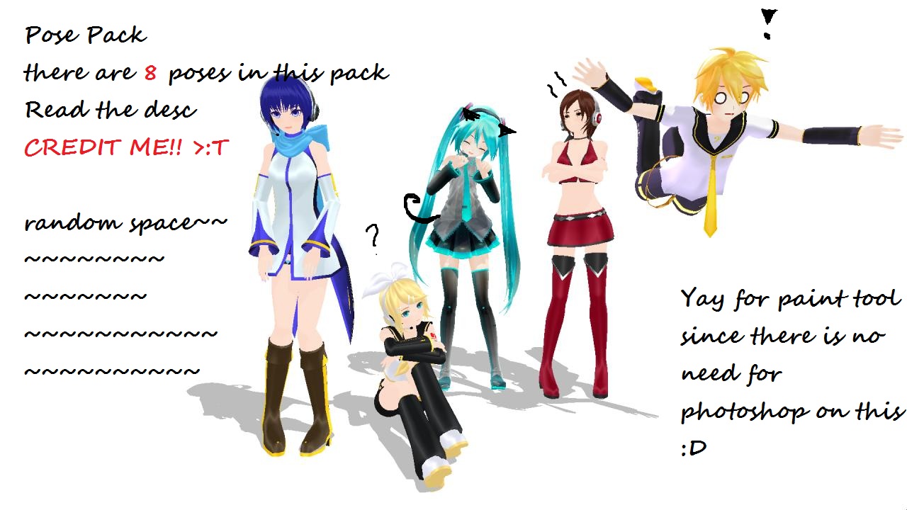 MMD Pose Pack