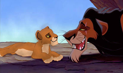 Lion king : Makali and scar