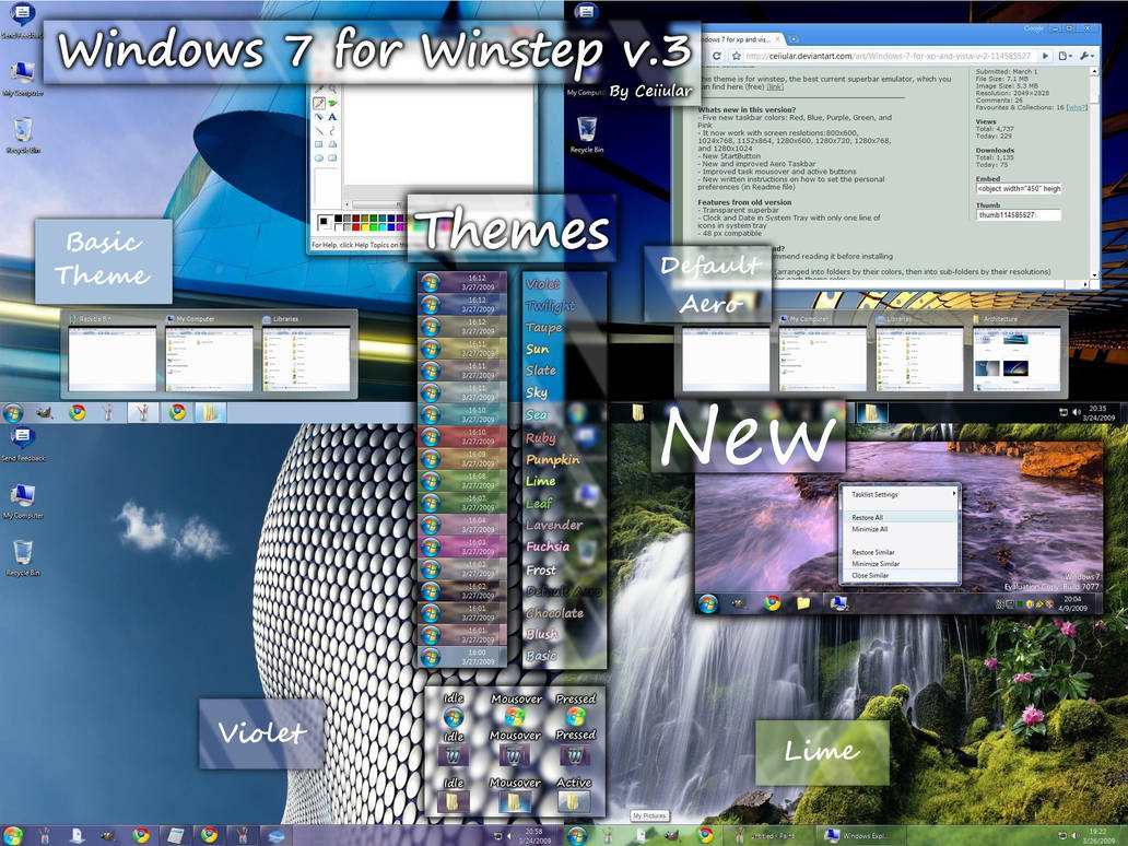 Win 7 for xp and vista v3.1 by CeIIular on DeviantArt
