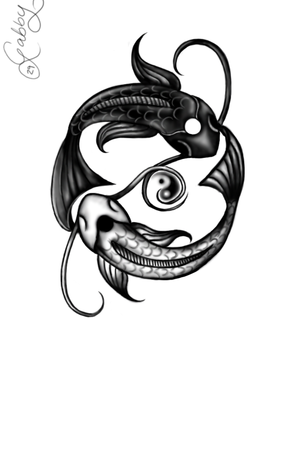 Download Yin And Yang Koi Fish By Gaatng On Deviantart