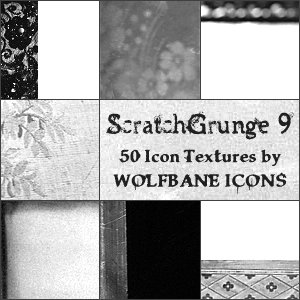ScratchGrunge 9 Icon Textures by jordannamorgan