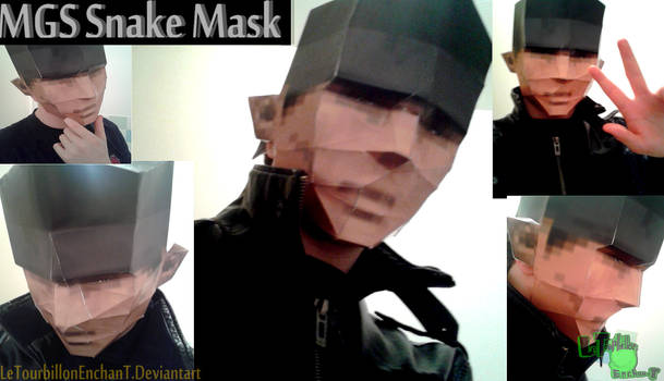 Metal Gear Solid - Snake Mask - LTE-T Papercraft