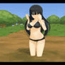 Bikini Girl in Quicksand Animation