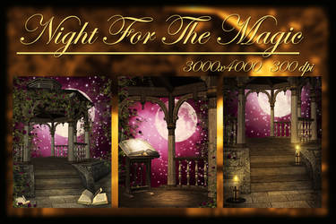 Night for the Magic, 3 digital backgrounds