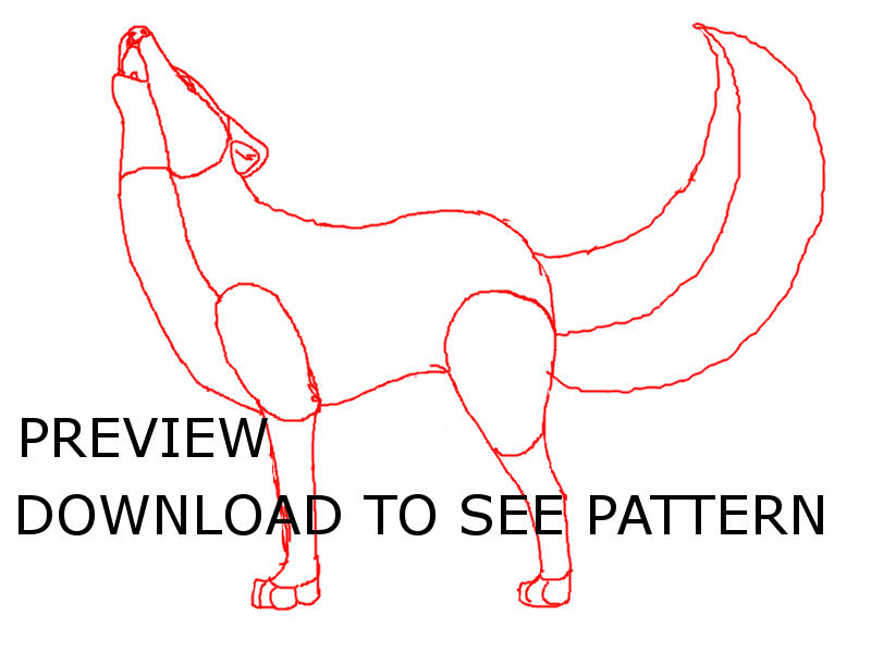 realistic cat sewing pattern