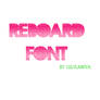 REBOARD FONT