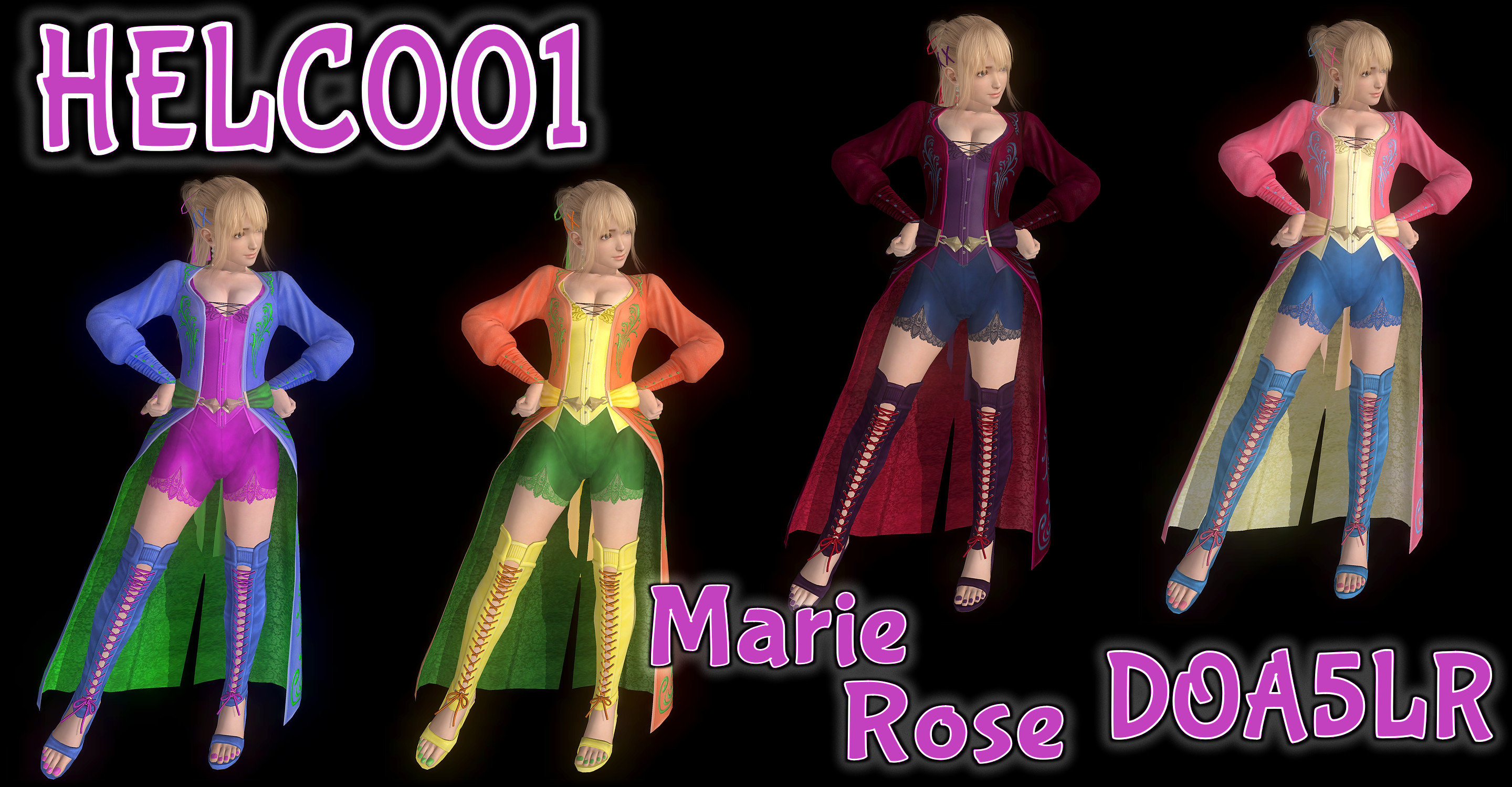 Marie Rose - HELC001 - DOA5LR Mod by CascadeHush on DeviantArt