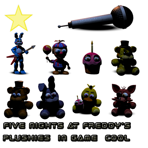 five nights at freddy's 2 plushies