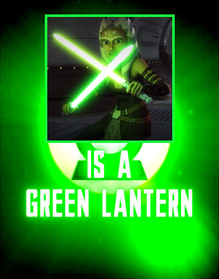 Ahsoka Tano is a Green Lantern by carlover1 on DeviantArt