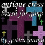 antique cross brush for gimp