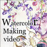 Watercolor painting video