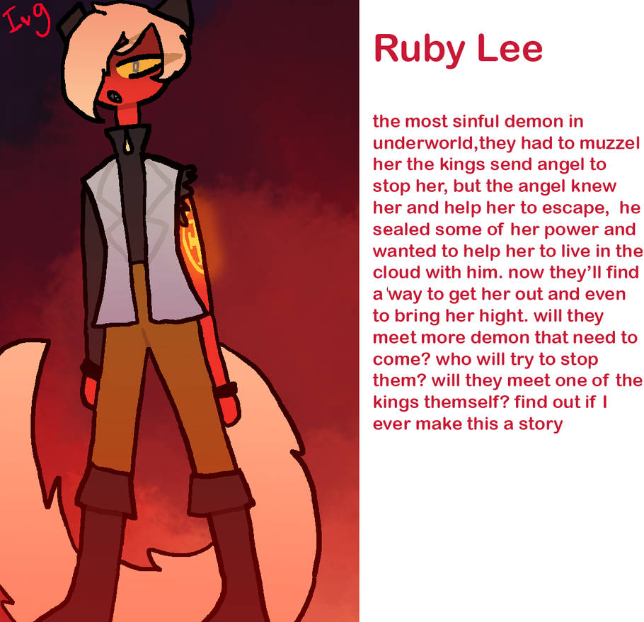 Ruby info card by Izzycanart on DeviantArt