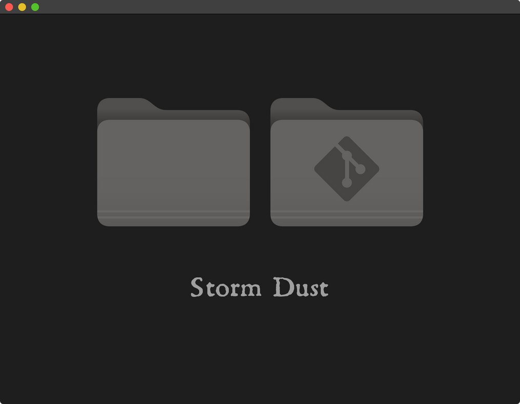 Storm Dust Folder Icon Big Sur Style by mamohida on DeviantArt