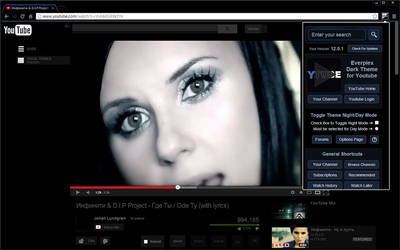 Youtube Dark Theme v14.0.2 for Google Chrome