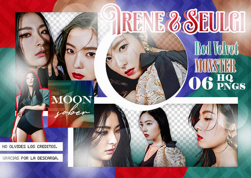 Pack Png Irene X Seulgi Red Velvet Monster By Beapanda On