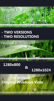 Windows 7 Vista Style Grass by ruky1024, visual art