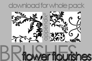 Brushes - Flower Flourishes