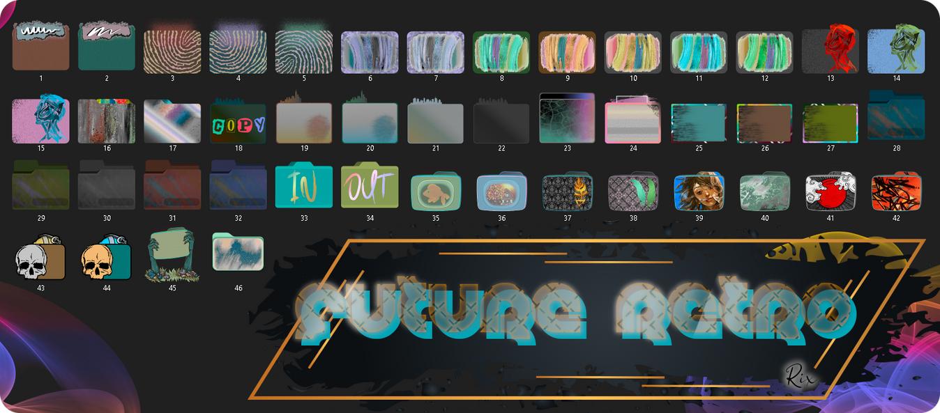 Future retro Windows Icons by rix-wn on DeviantArt