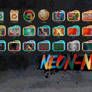 Windows Icon Set Neon Nights