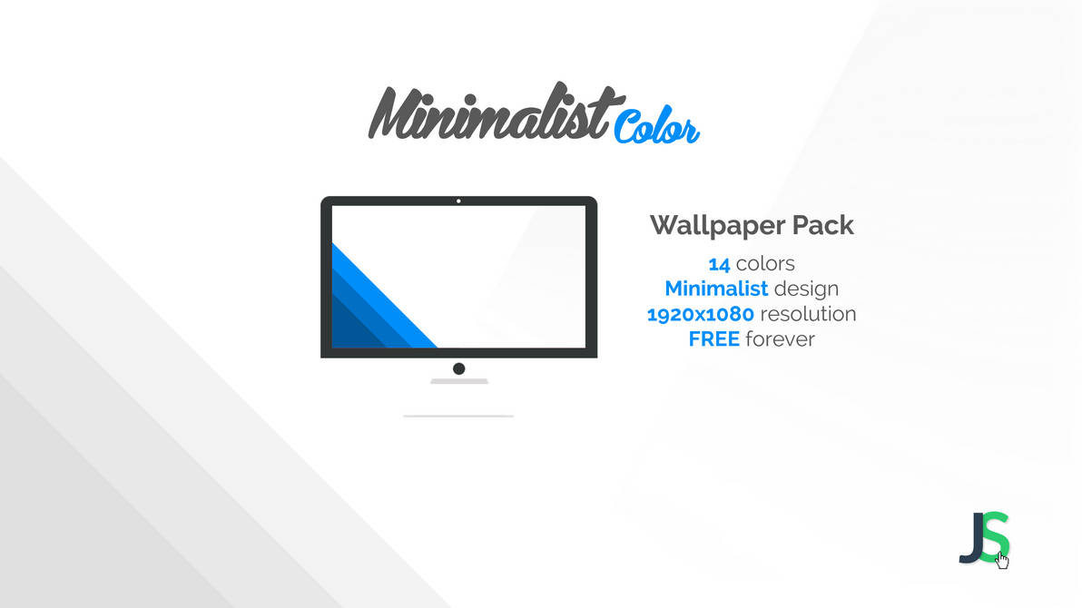 MinimalistColor - Wallpaper Pack (14 colors) by JakubSteplowski on