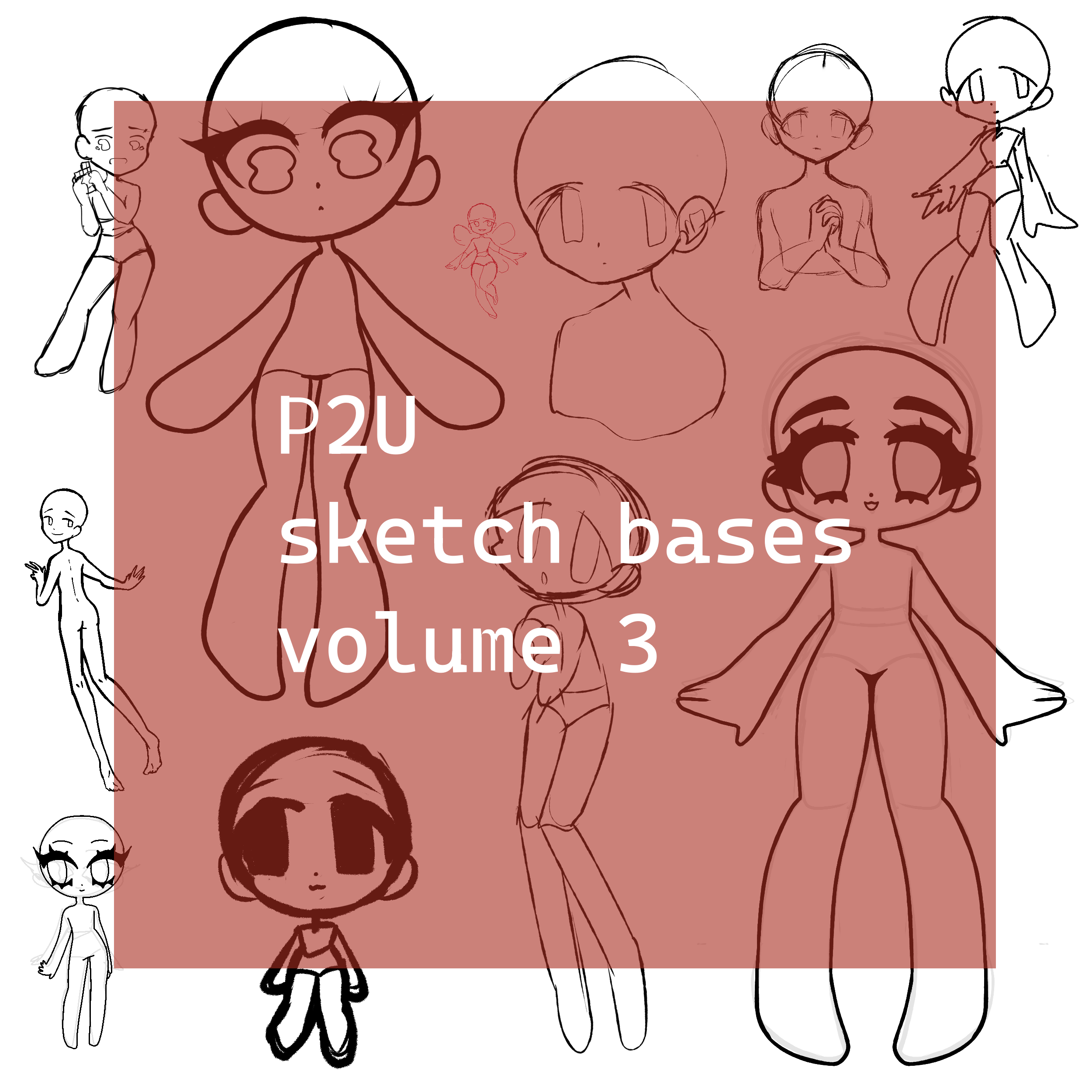 P2U sketches vol3 - 120 pts by generalsin on DeviantArt