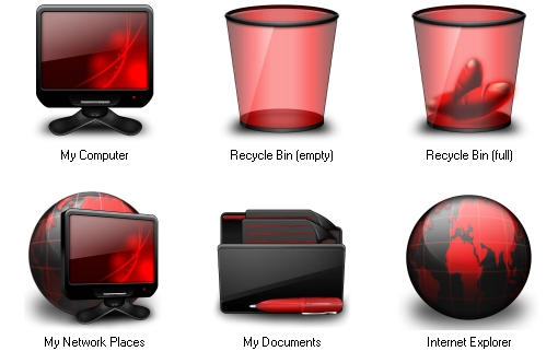 Red Icons for IconTweaker by shamka on DeviantArt