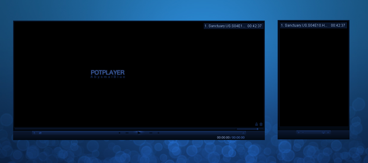 Abysmal Blue Mod for PotPlayer