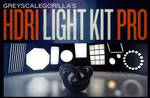 GreyScale HDRI Light Kit Pro