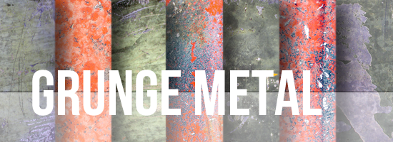 Grunge Metal Texture Set