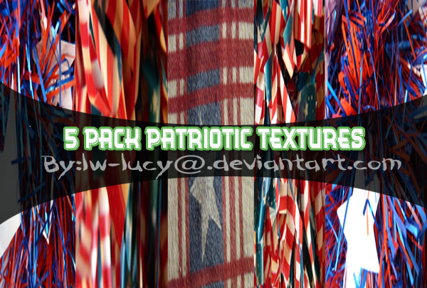 5 Pack Patriotic Textures