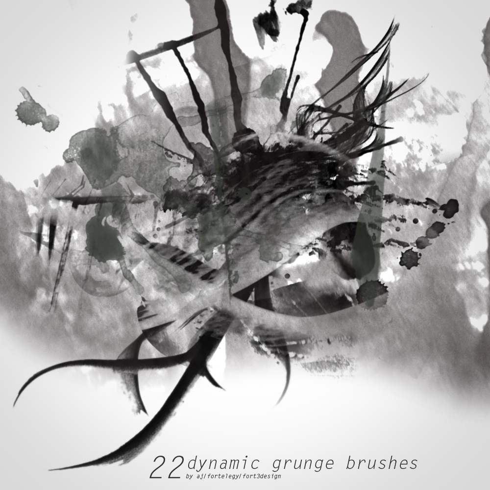 22 Dynamic Grunge Brushes