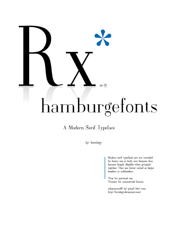 Rx Modern Serif Typeface by Fortelegy on DeviantArt
