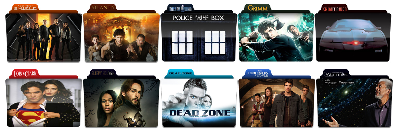 10 TV Series Folder Icons