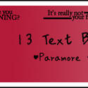Paramore Text Brushes