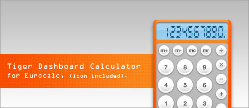 Tiger Dashboard Calculator