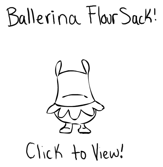 Ballerina Flour Sack