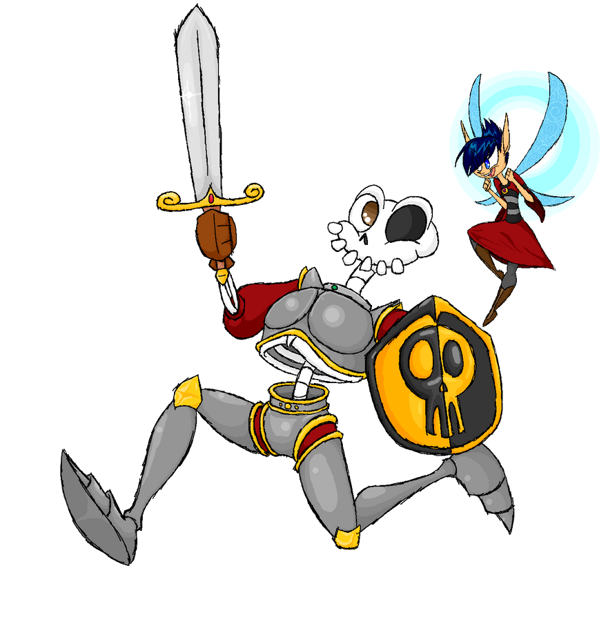 Fairy and Skeleton Knight by Frigg-Fluff on DeviantArt