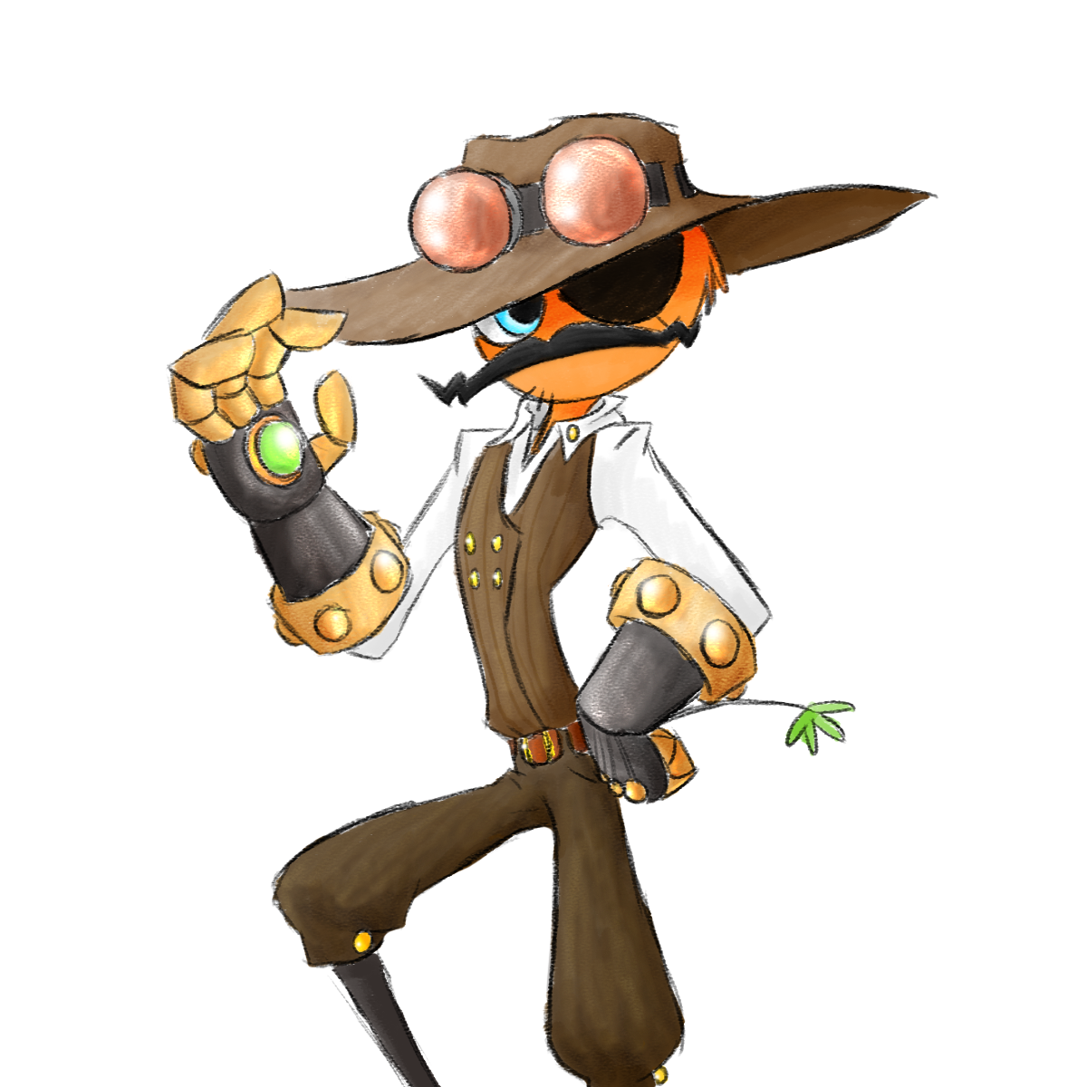 Steampunk Evil Wander