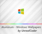 4K Windows Aluminum Wallpapers (14 Colors)